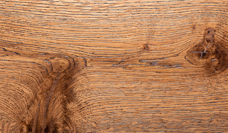 Oak wood grain detail showing structure and natural composition used in whisky casks